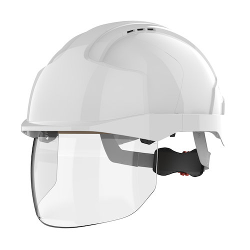 EVO® VISTAshield® Safety Helmet with Integrated Faceshield Vented (5038428315159)